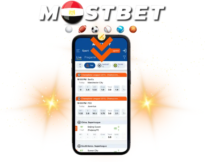 Place a bet at Mostbet